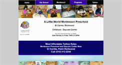 Desktop Screenshot of littleworldmontessori.com